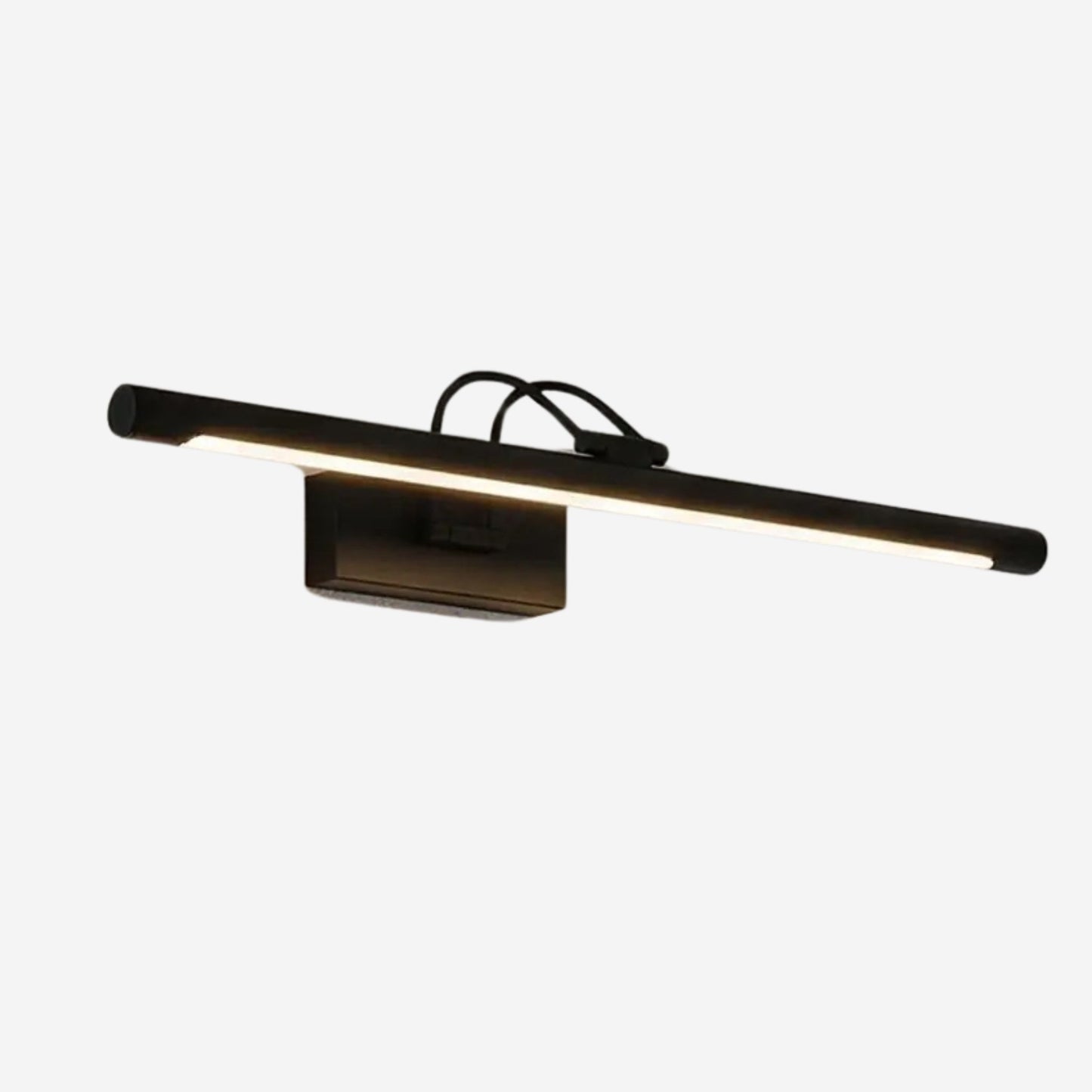 applique de salle de bain couleur noir variantes produit led 3 temperatures
