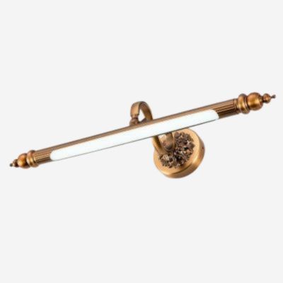 applique murale salle de bain style europeen tricolor doree led retro