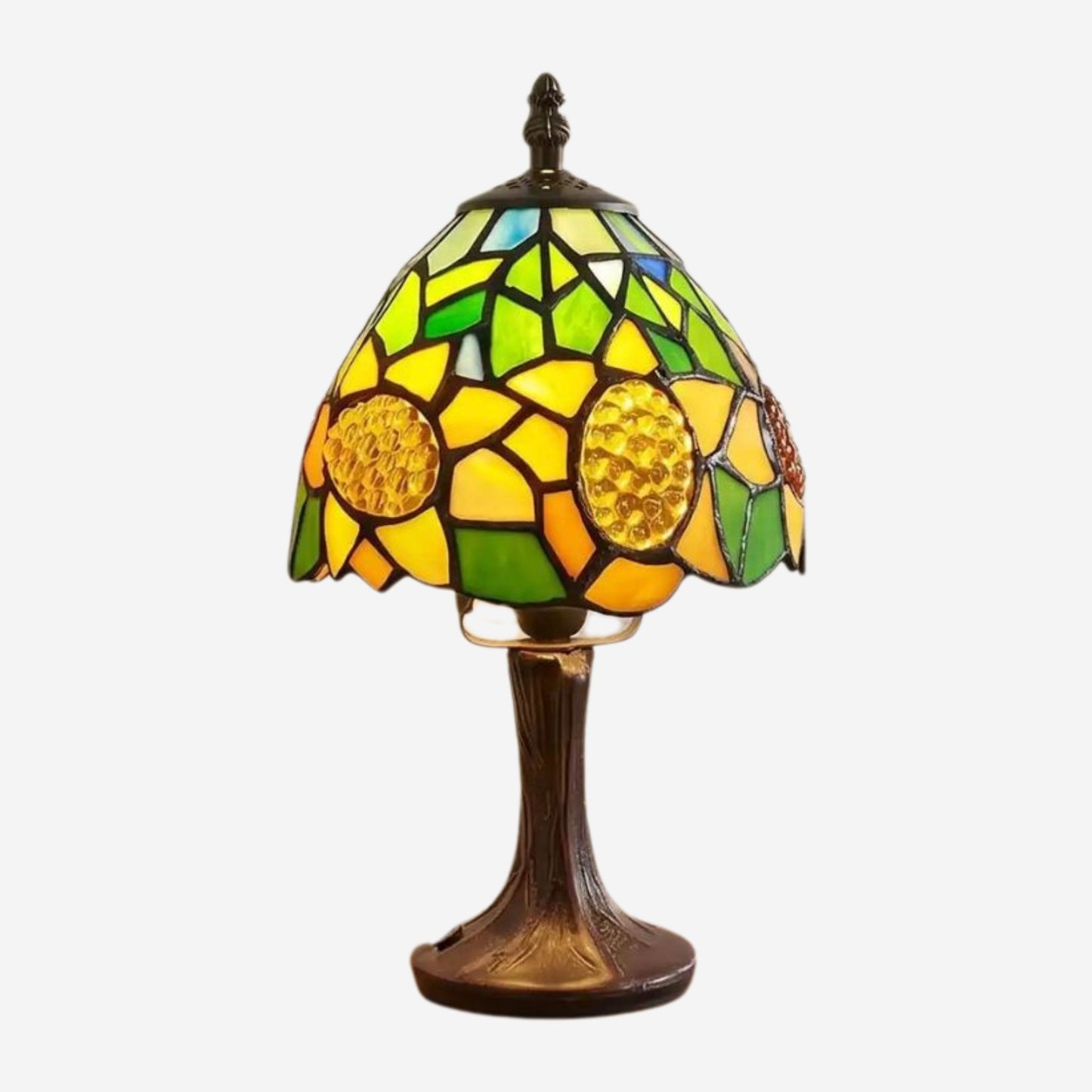 lampe table fiche produit tiffany tournesol