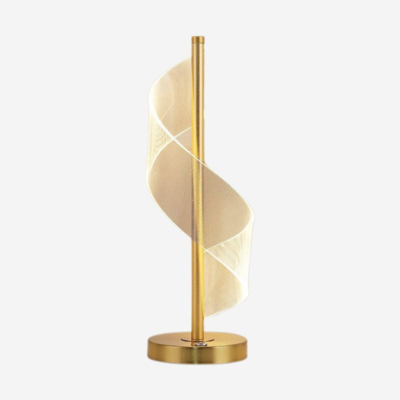 lampe table grande variante produit spirale doree tactile