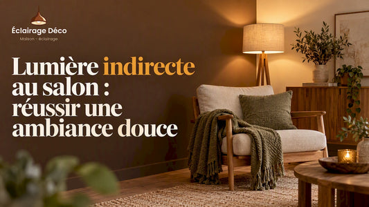 Salon baigné d'une lumière douce et indirecte