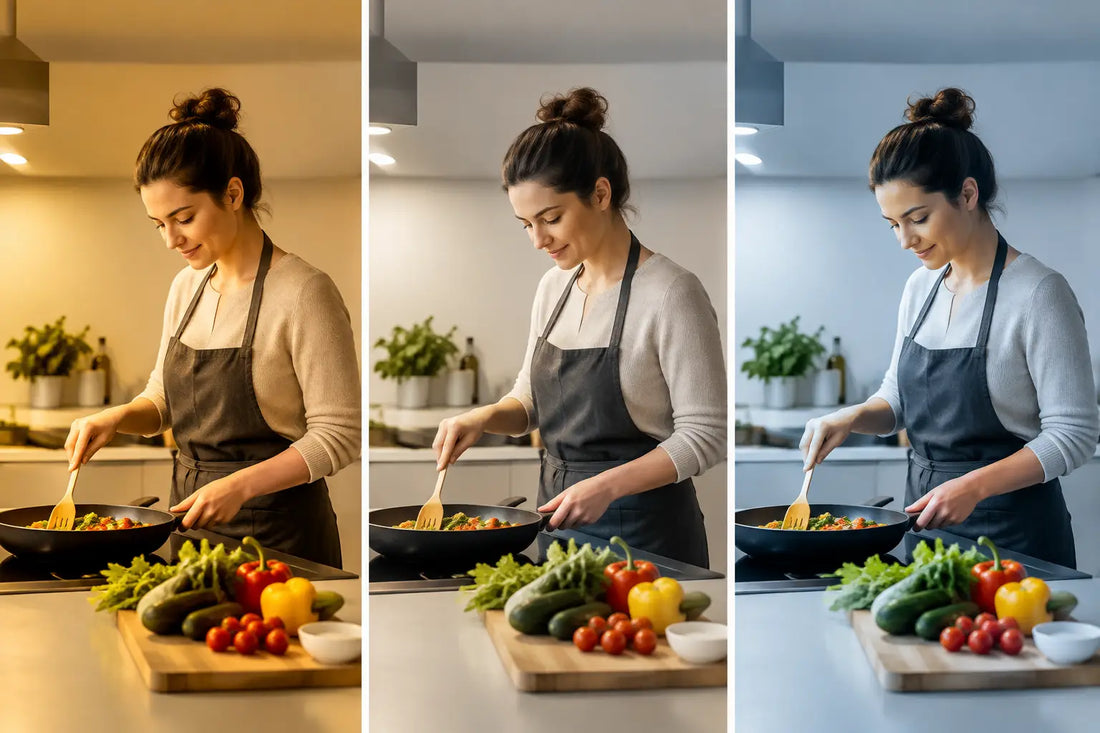 Quelle couleur lumière pour cuisiner sans erreur ?