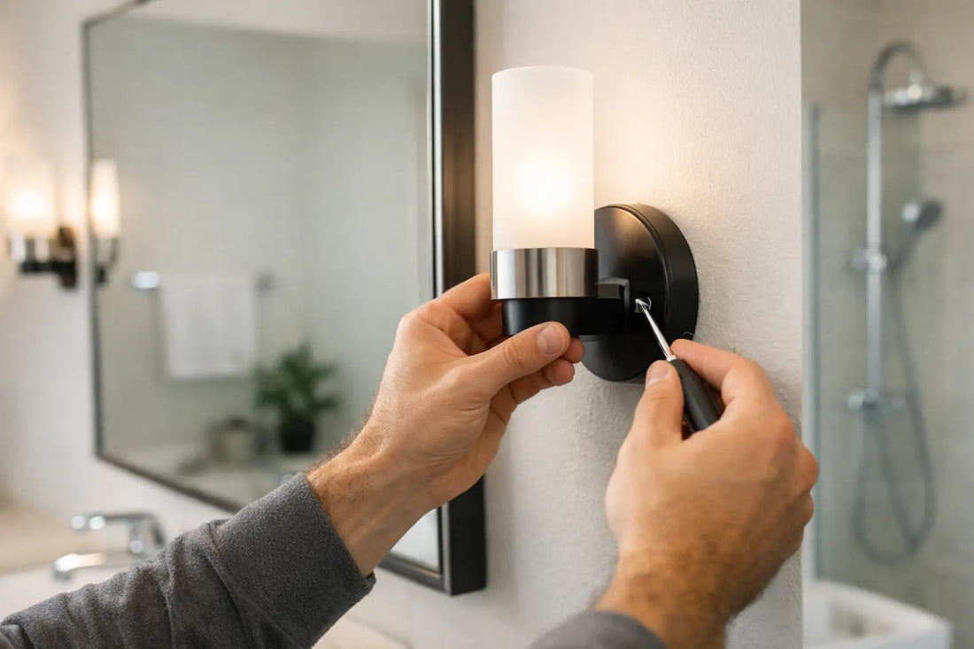 Installer applique murale salle bain facilement