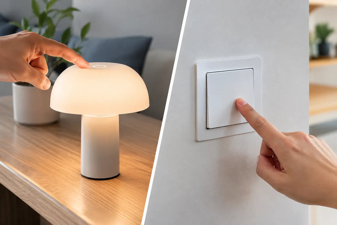 Luminaire tactile ou interrupteur mural, lequel choisir ?