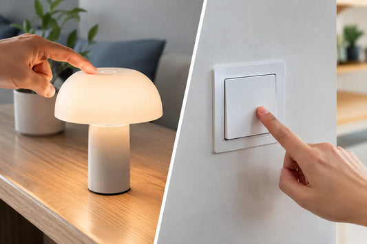 Luminaire tactile ou interrupteur mural, lequel choisir ?