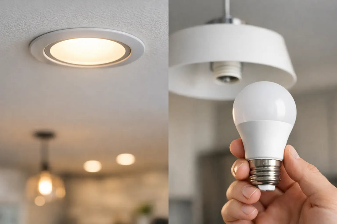 LED intégré ou ampoule remplaçable ?