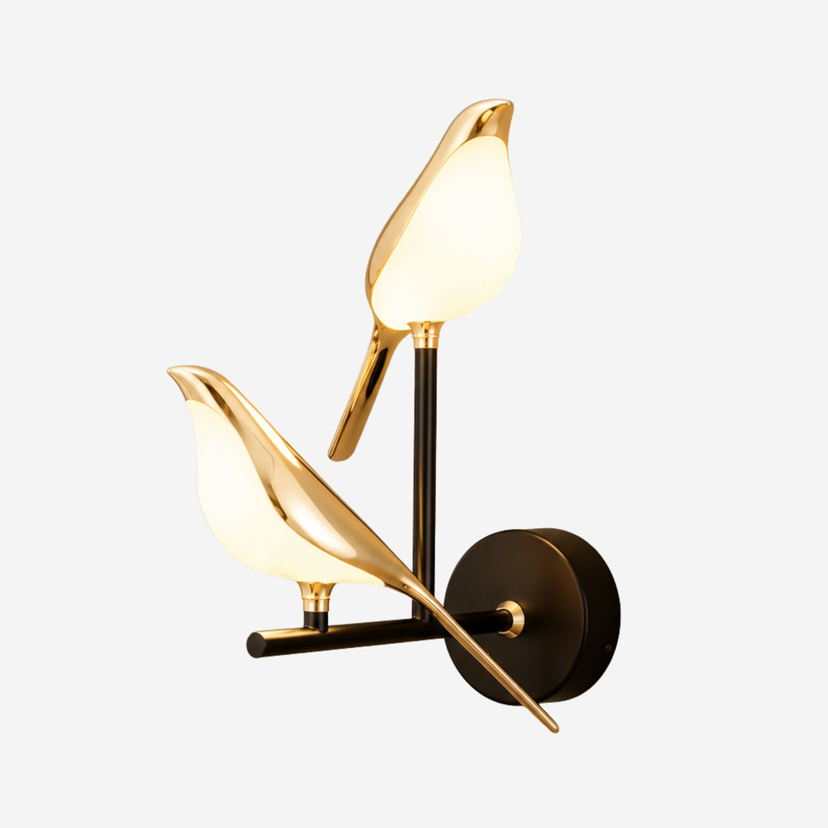 Applique murale chambre deux oiseaux variante produit oiseau led 360
