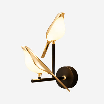 Applique murale chambre deux oiseaux variante produit oiseau led 360