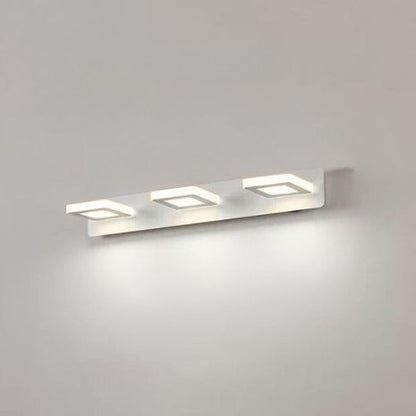 applique de salle de bain 3 lumieres blanc blanc chaud