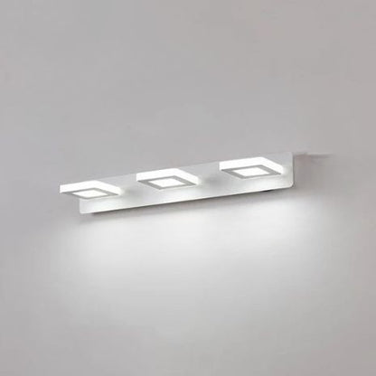 applique de salle de bain 3 lumieres blanc tricolor