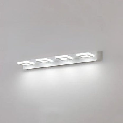 applique de salle de bain 4 lumieres blanc tricolor