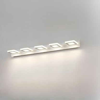 applique de salle de bain 5 lumieres blanc blanc froid