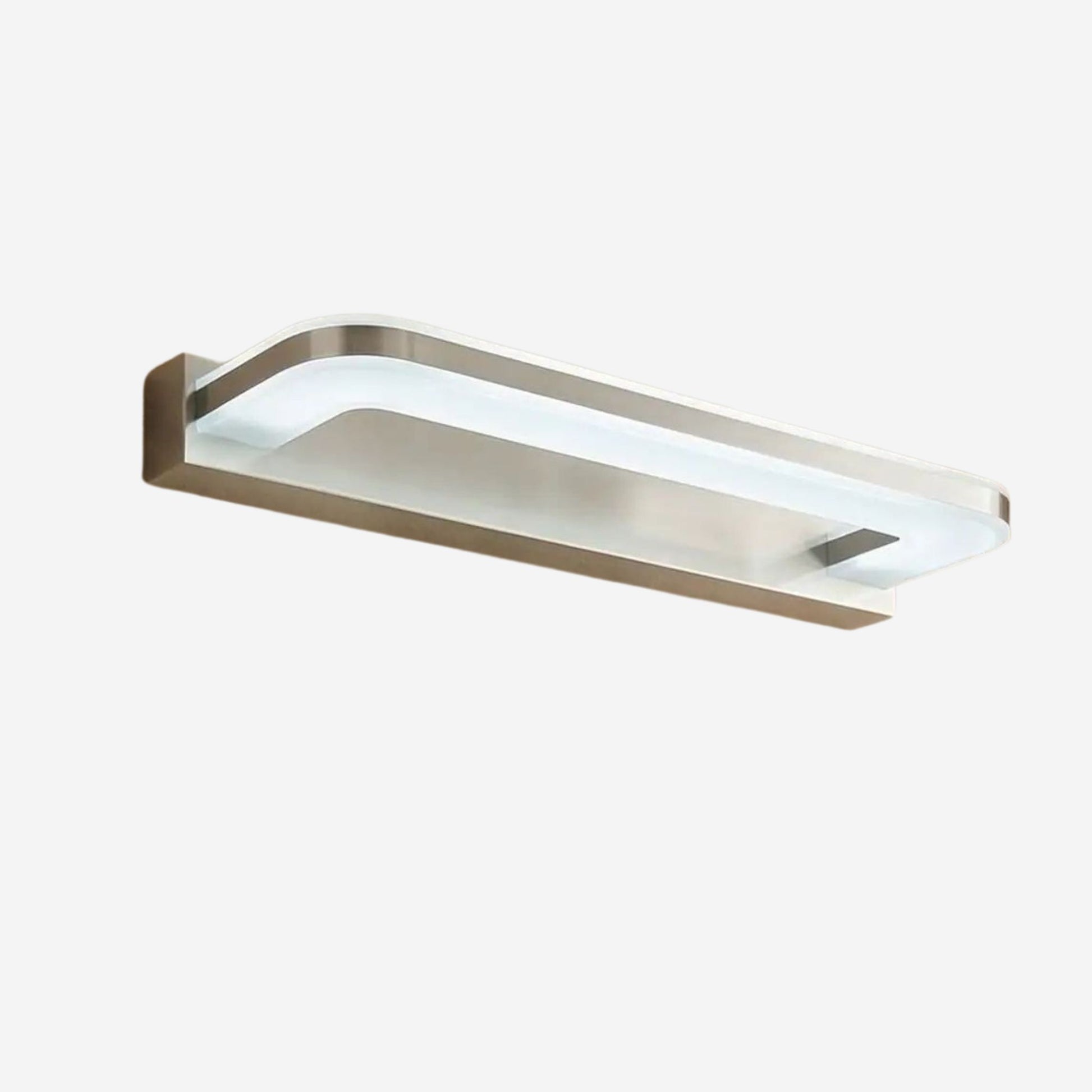 applique de salle de bain abat jour givre temperature blanc froid fiche produit