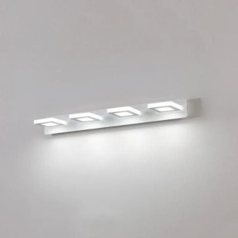 applique de salle de bain blanc 4 lumieres fiche produit