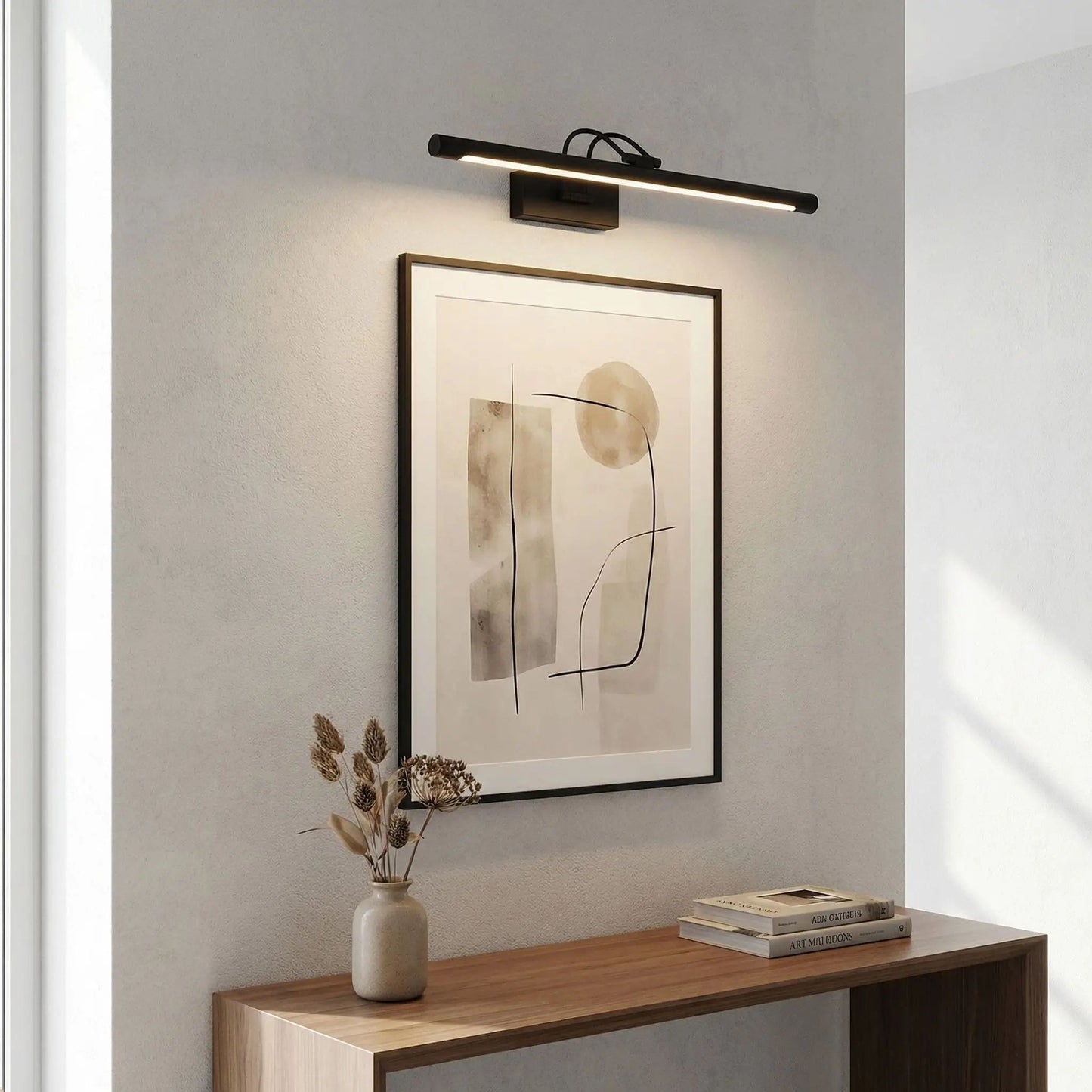 applique de salle de bain couleur noir eclairage tableau
