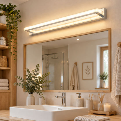 applique de salle de bain eclairage multi faces ip44 dessus miroir