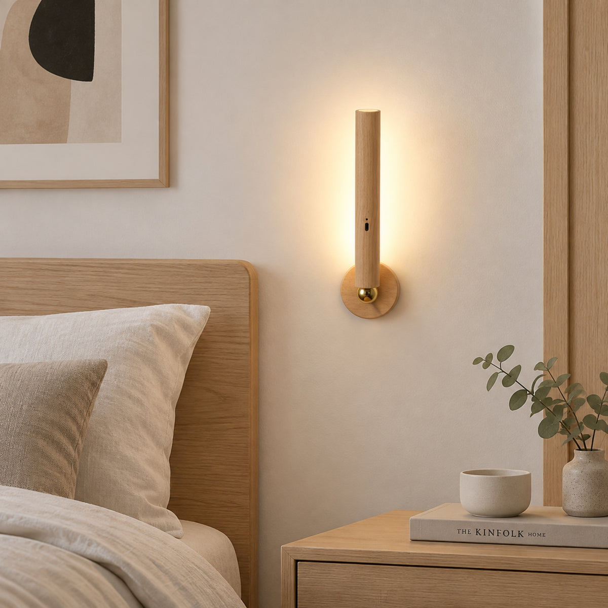 applique mural chambre avec plante nomade rechargeable