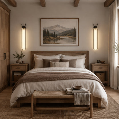 applique mural chambre cerf scandinave minimaliste