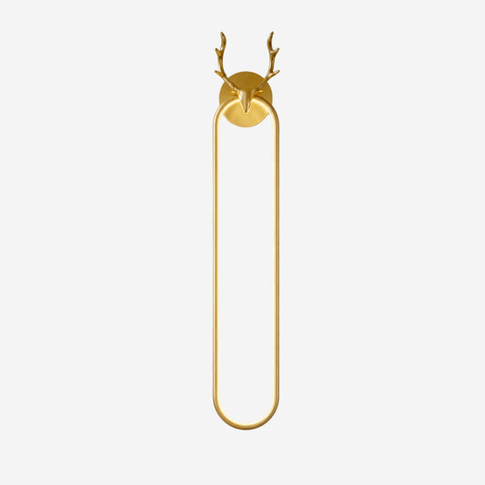 applique mural chambre doree fiche produit cerf scandinave minimaliste