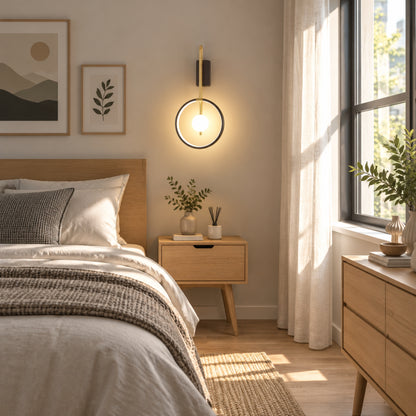 applique mural chambre eclairage direct design led apaisant