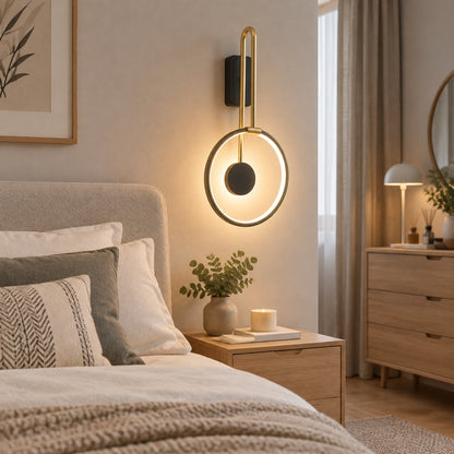 applique mural chambre lumiere indirecte avec plante design led apaisant