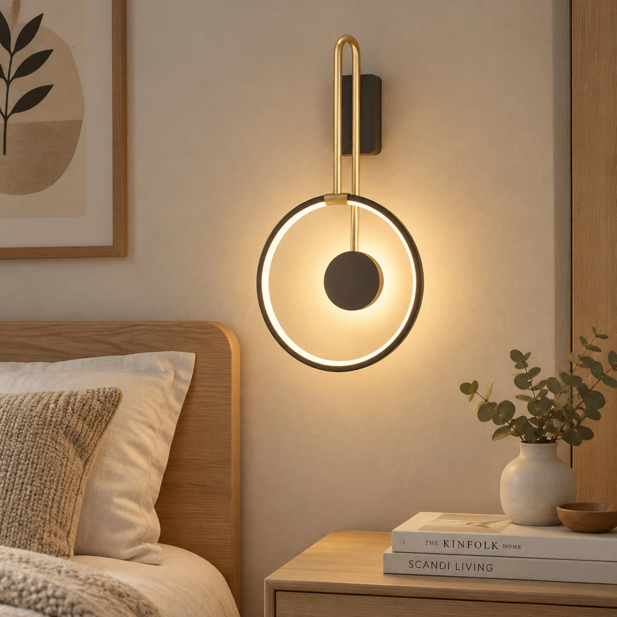 applique mural chambre lumiere indirecte design led apaisant