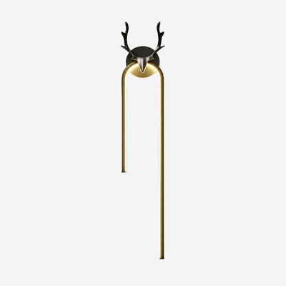 applique mural chambre noire variante produit cerf scandinave led