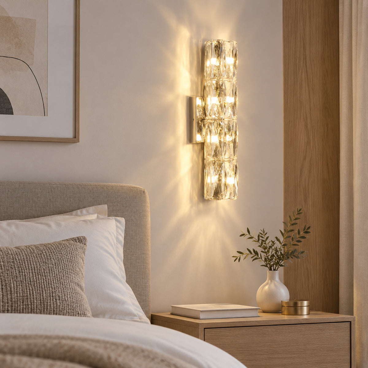 applique murale chambre adulte 50 cm cote lit cristalia
