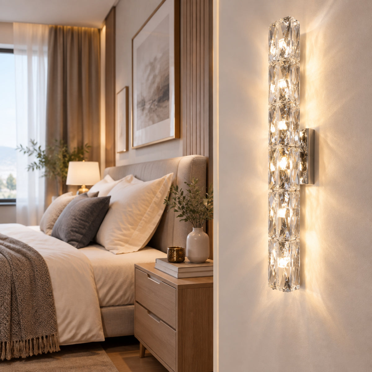 applique murale chambre adulte 60 cm  rapproche cristalia