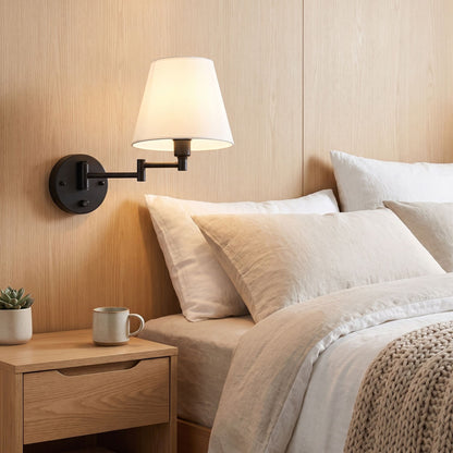 applique murale chambre adulte avec tasse orientable a intensite variable