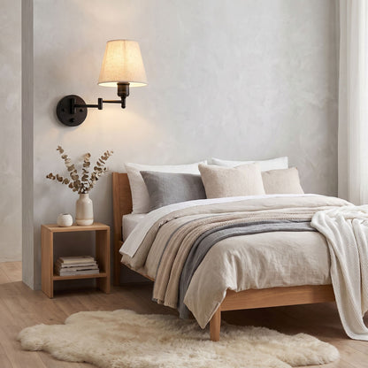 applique murale chambre adulte dessus chevet orientable a intensite variable
