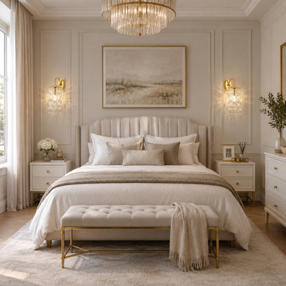 applique murale chambre adulte duo cristal romance