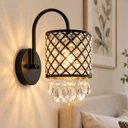 applique murale chambre adulte rapproche cristal elegance