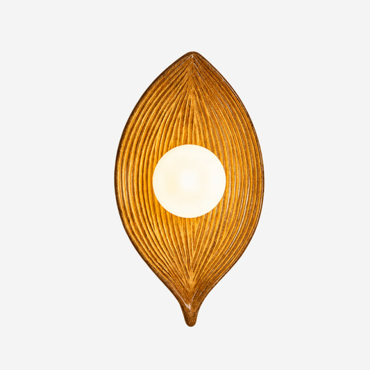 applique murale chambre couleur bois fiche produit feuille design organique