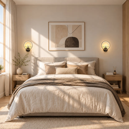 applique murale chambre duo noire oiseau lumineux led