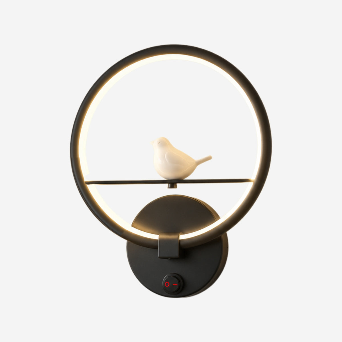 applique murale chambre noire fiche produit oiseau lumineux led