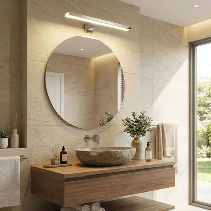 applique murale pour salle de bain dessus miroir rond led ip44 anti buee