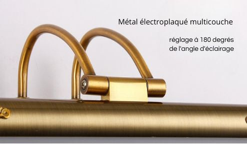 applique murale salle de bain 180 degre