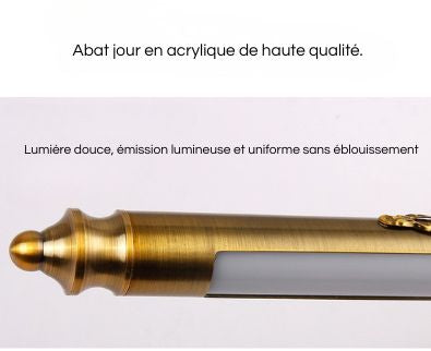 applique murale salle de bain acrylique