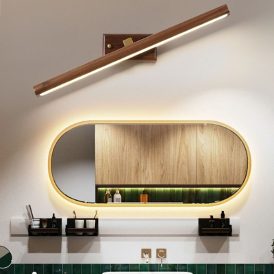 applique murale salle de bain au dessus miroir ovale