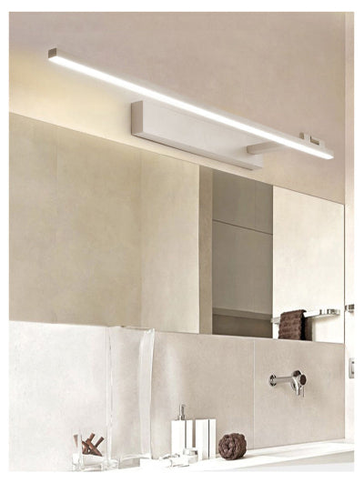 applique murale salle de bain blanc miroir