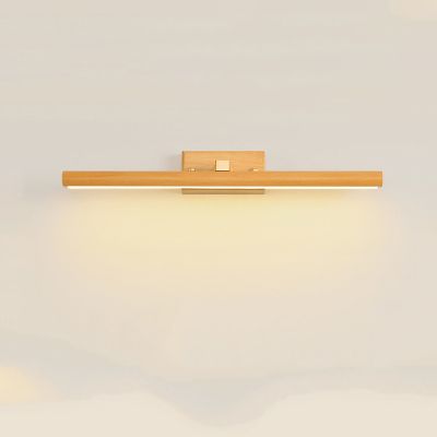 applique murale salle de bain bois naturel