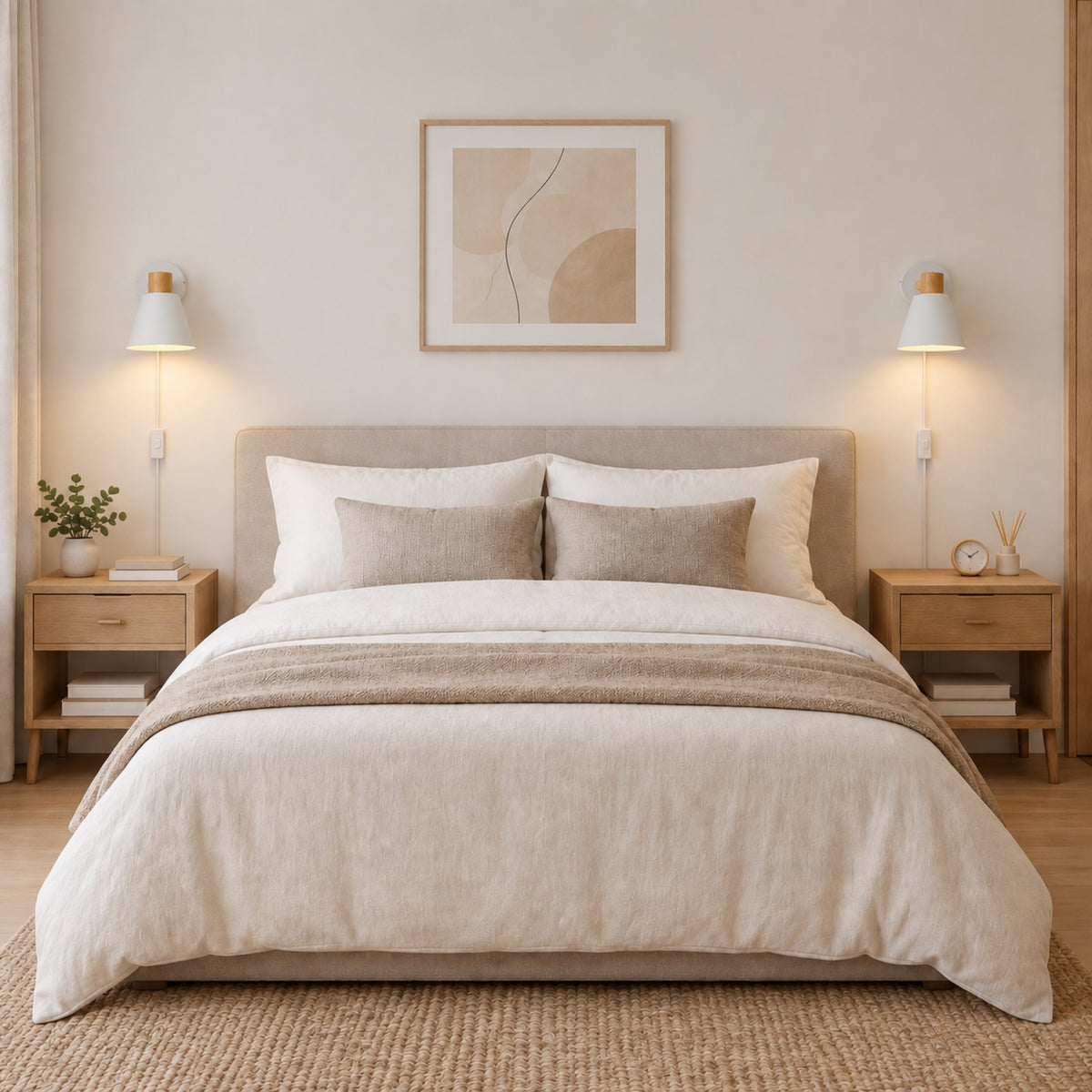 applique pour chambre blanche duo orientable scandinave