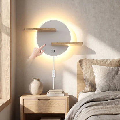 applique pour chambre blanche main scandia port usb