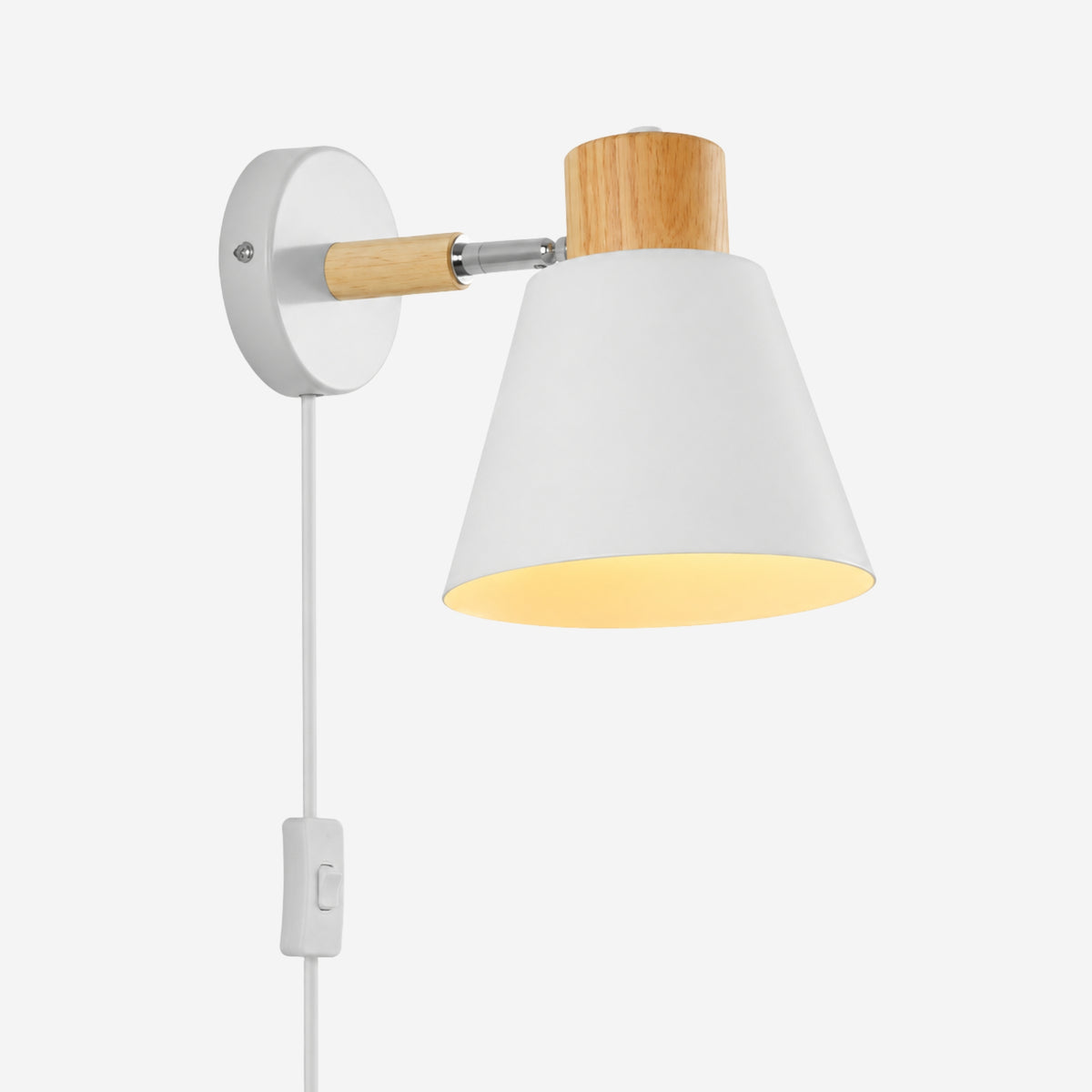 applique pour chambre blanche variante produit orientable scandinave
