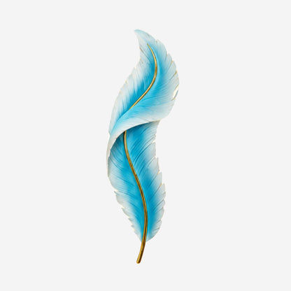 applique pour chambre bleue variante produit plume led design