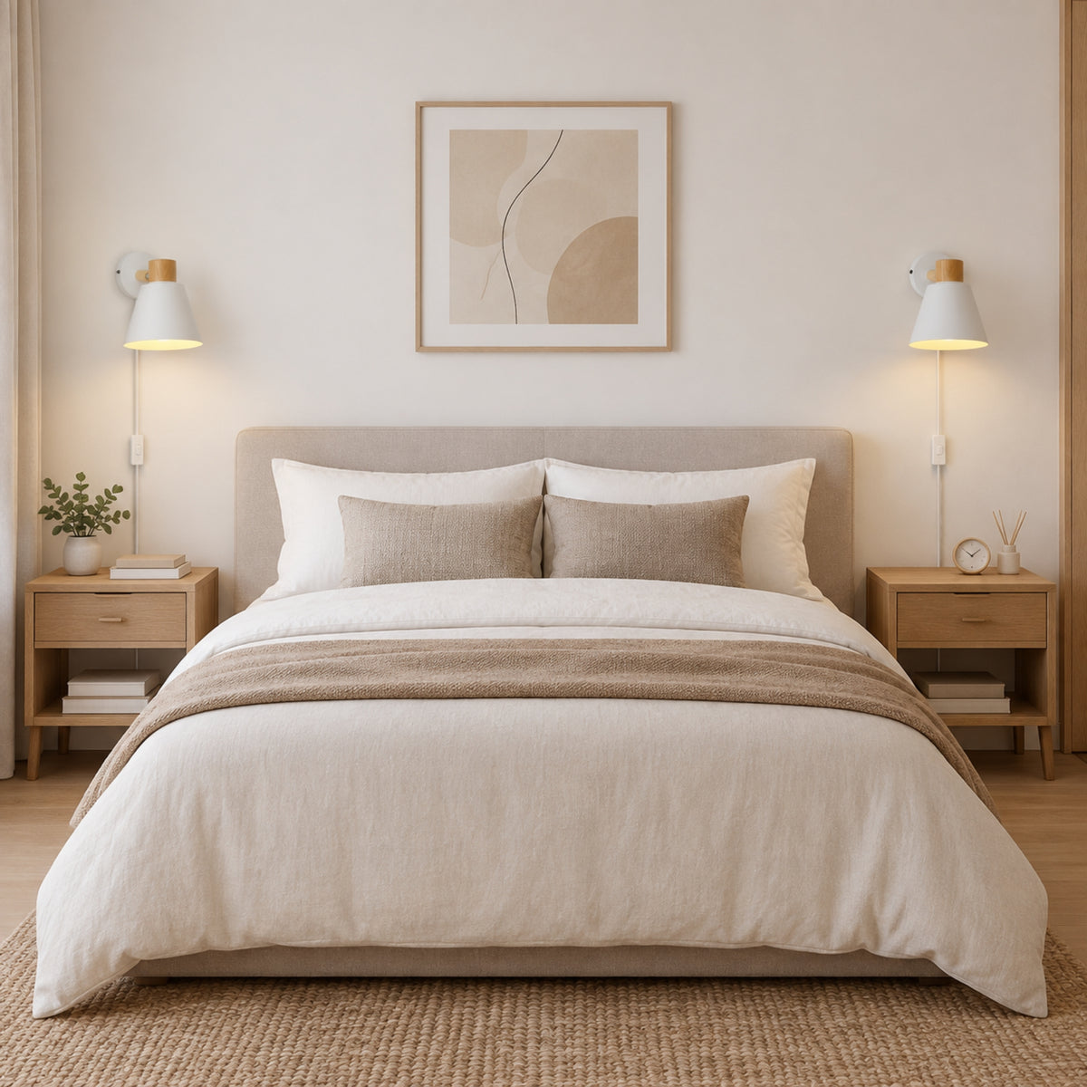 applique pour chambre couleur blanche duo orientable scandinave
