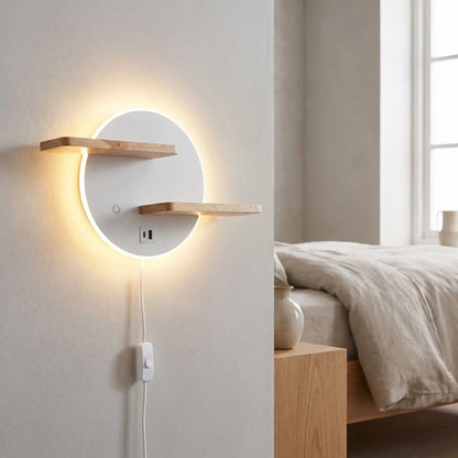 applique pour chambre couleur blanche scandia port usb
