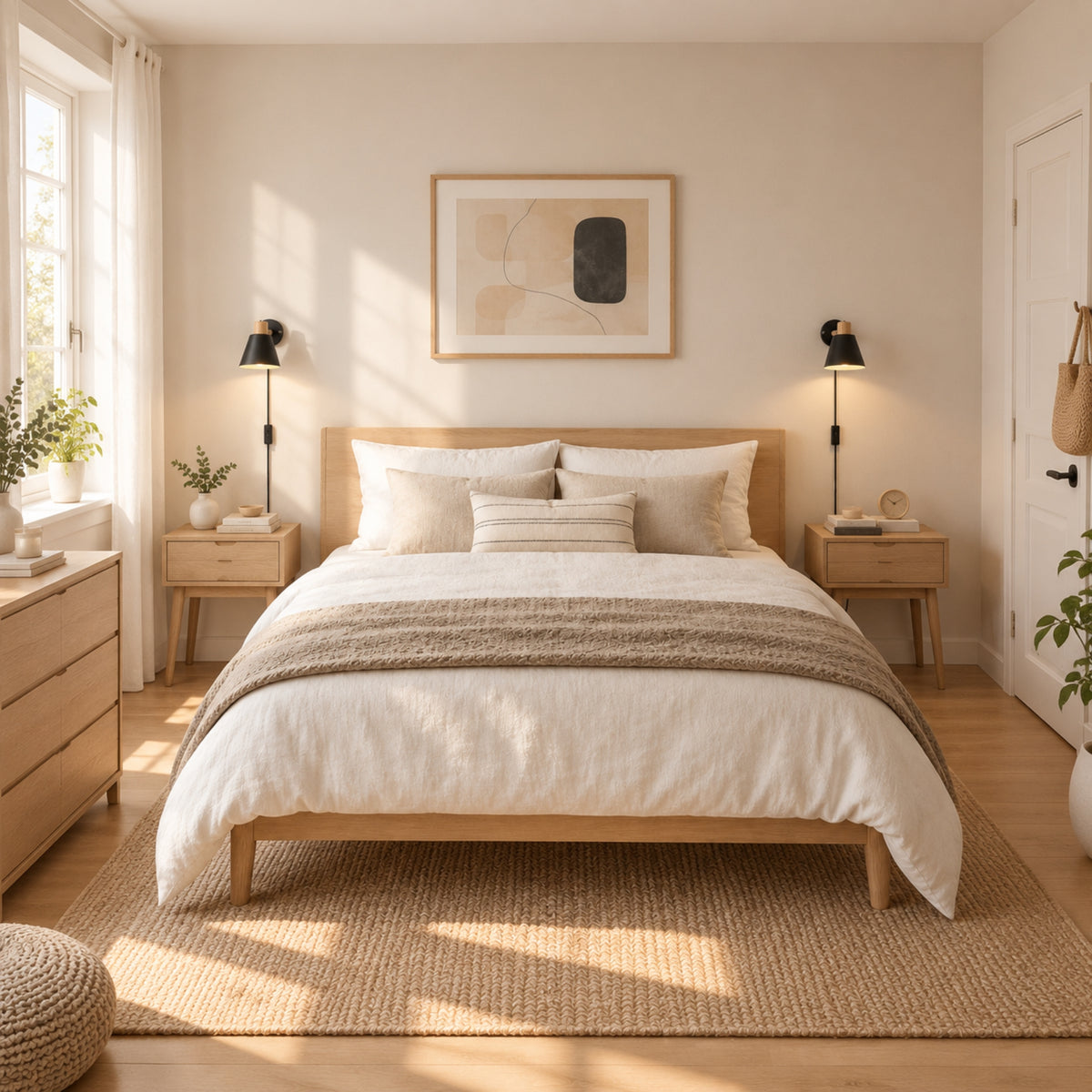 applique pour chambre duo noire orientable scandinave