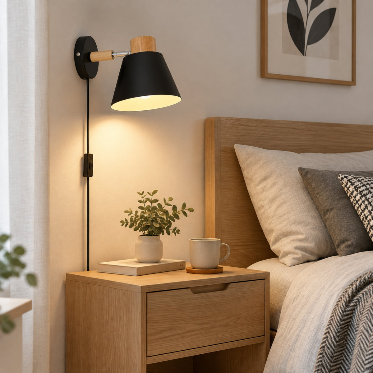 applique pour chambre noire avec cadre orientable scandinave
